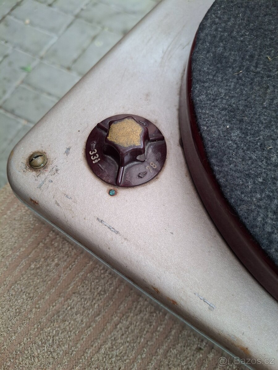 Retro gramofon Supraphon – funkční - 4