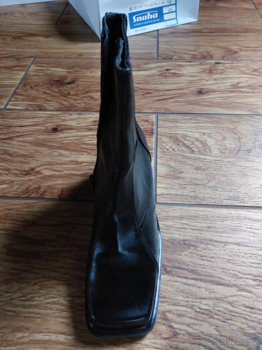 Dámské kožené boty vel.37 i vel.38 - 4