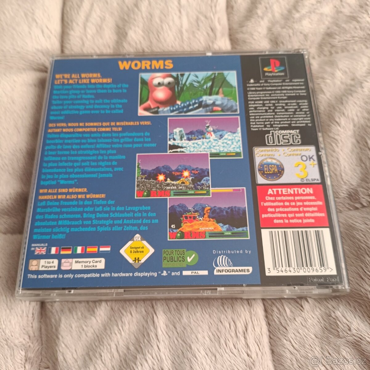 WORMS - Playstation 1 - 4
