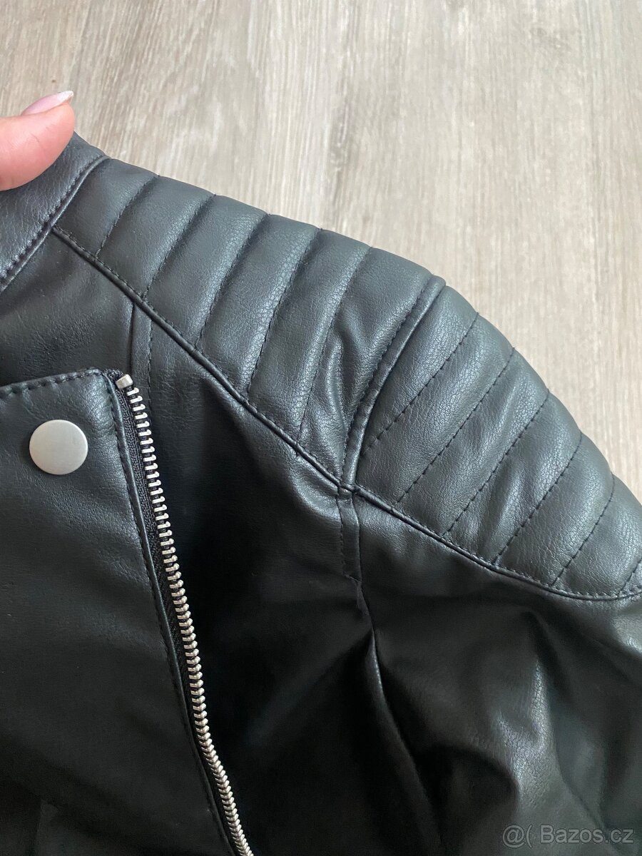 Nová koženková bunda H&M vel. 140 - 4