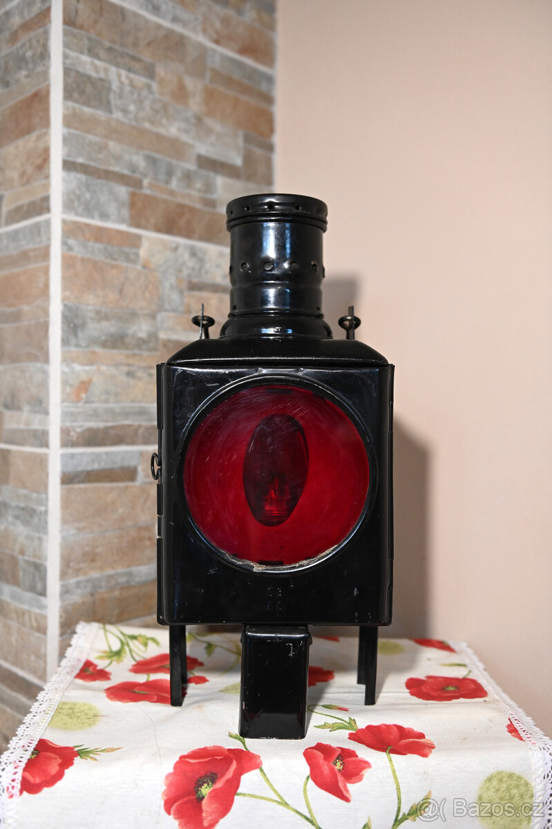 Drážní lucerna - lampa, 46 cm - 4