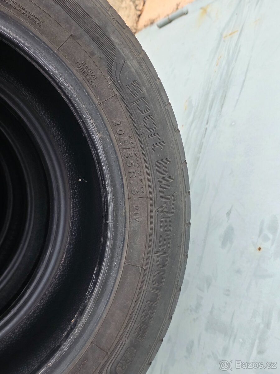 205/55/16 Letní pneumatiky Dunlop SortBlueResponse - 4