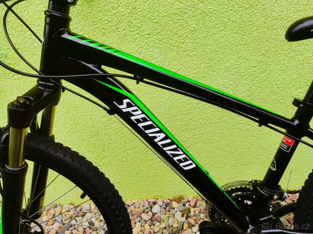 Značkové dětské kolo Specialized 24" (černá/zelená)# - 4