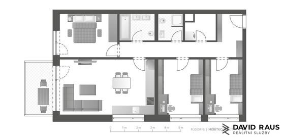 Prodej bytu 4+KK, 96,6 m² s balkonem – Viladům Těsnohlídkova - 4
