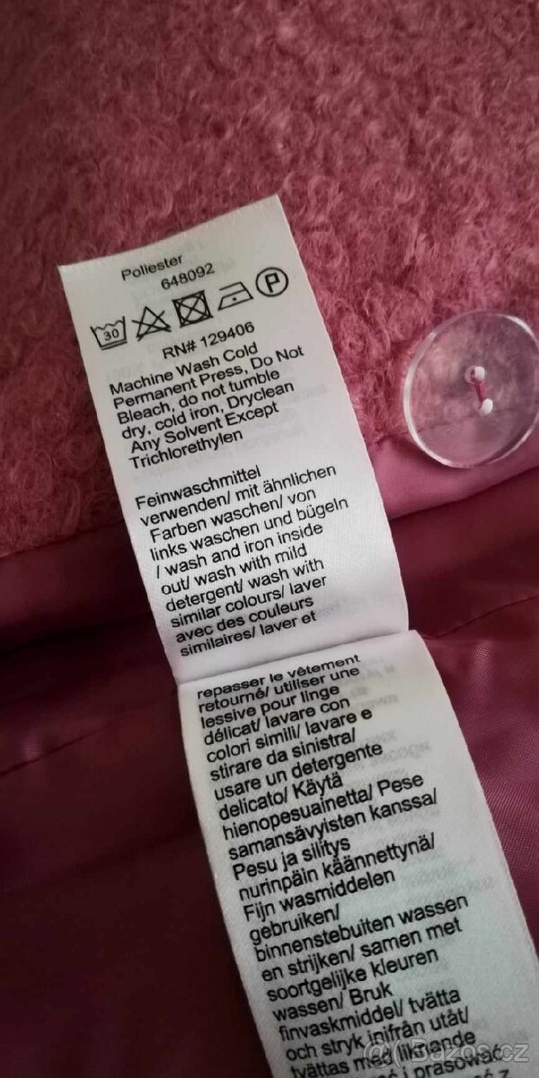 Kabát nový vel.38 BodyFlirt dámský - 4