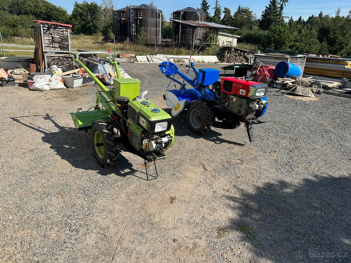 Jednoosý traktor BIZON,ZUBR + rotavátor - 4