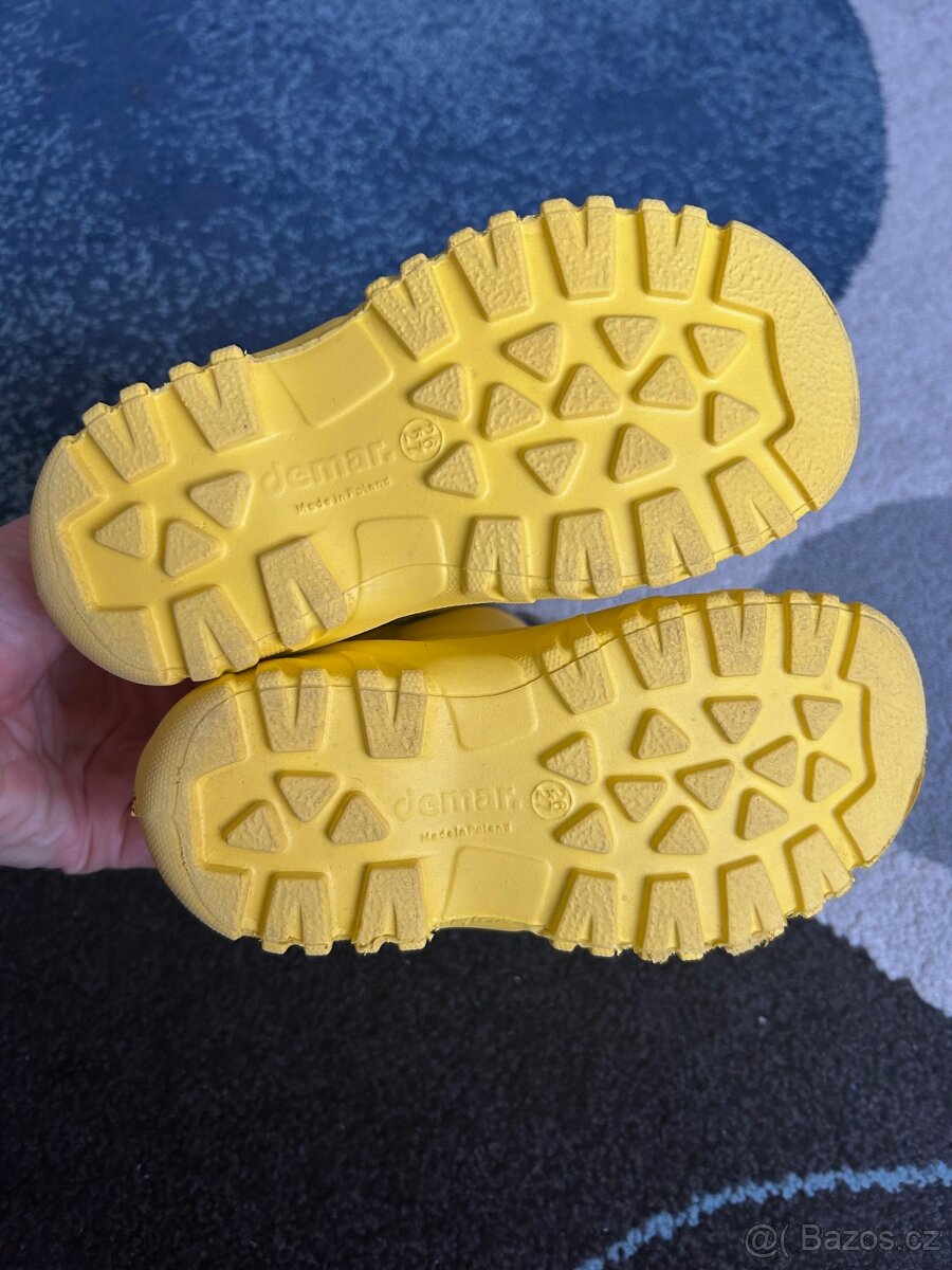 Dětské zateplené holínky Demar vel. 26/27 - 4