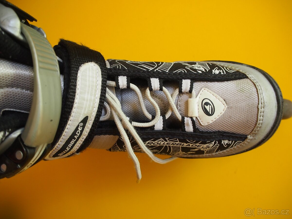 Inline brusle Rollerblade – šedo černé - 4