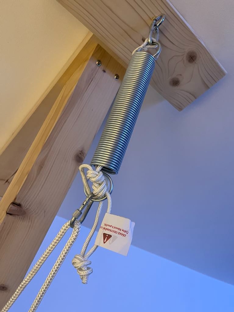 Závěsná kolébka hořčicová HOJDAVAK BABY s matrací - 4