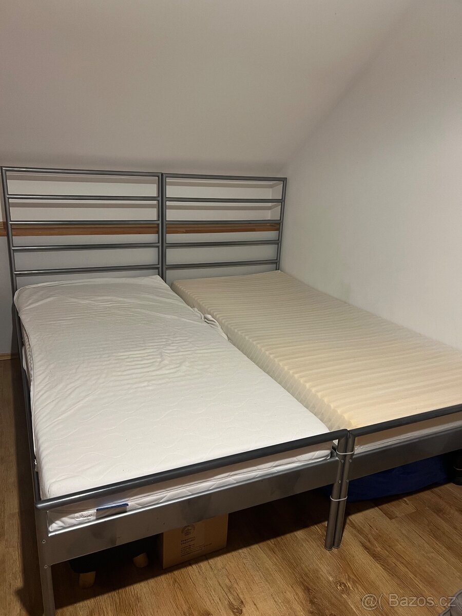 Kovová postel IKEA - 4