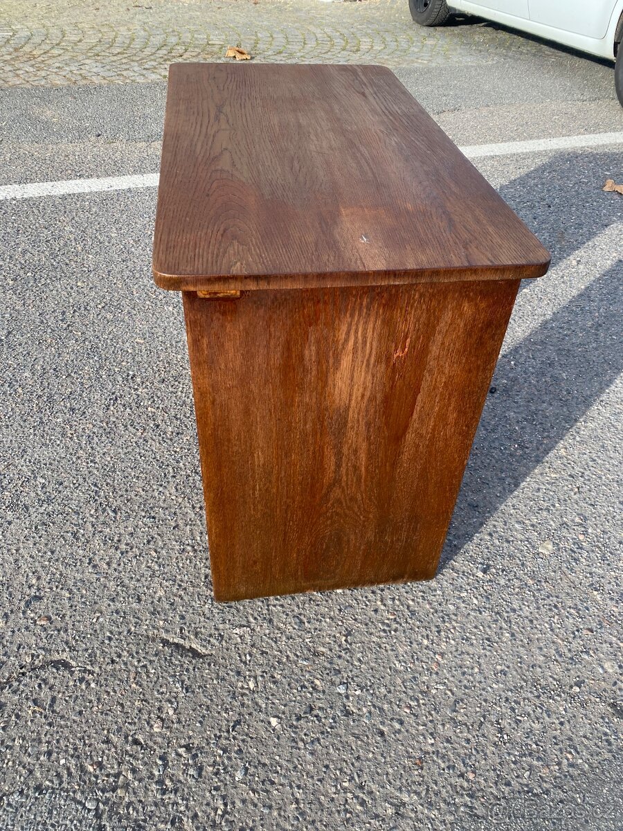 Starý roletový psací stul - 4