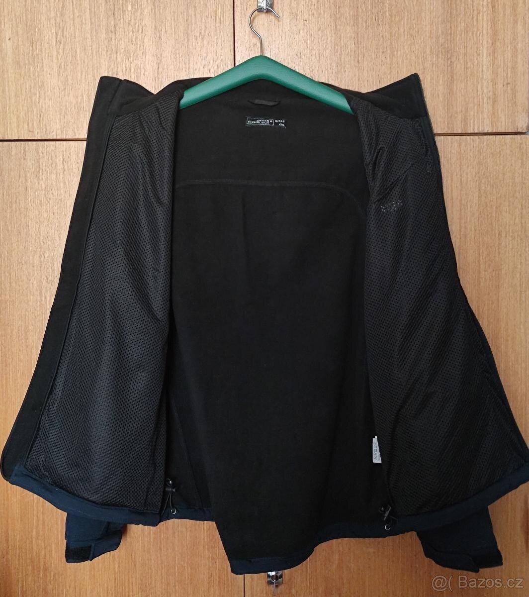 Softshellová bunda, pánská, černá, reklamní, XXL, pošta 75.- - 4