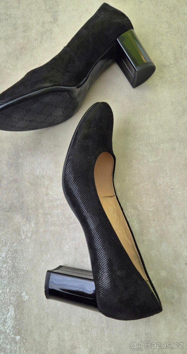 Elegantní kožené lodičky - 4