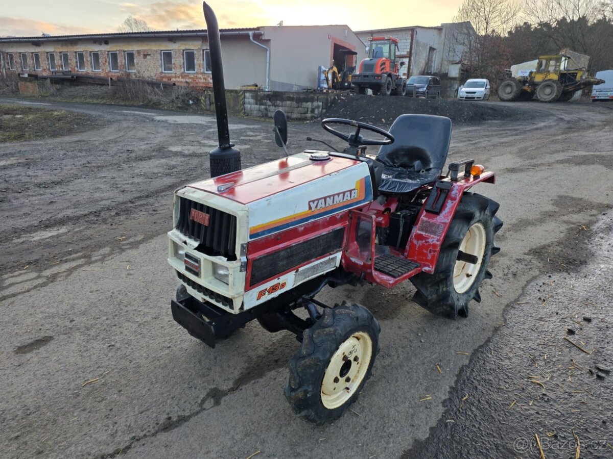 JAPONSKÝ MALOTRAKTOR YANMAR F13D 4X4 - 4