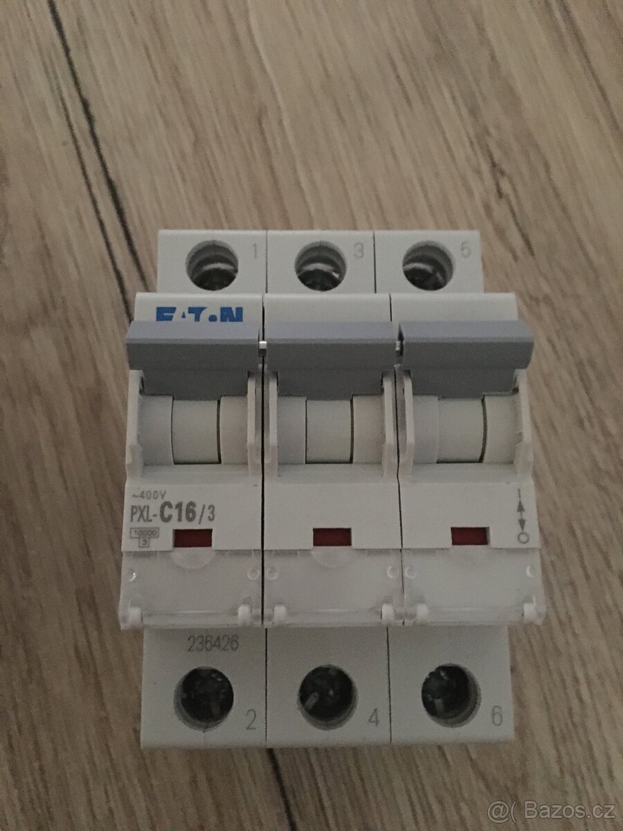 Jistič 2x PXL B16/3, 1x PXL C16/3 - 4