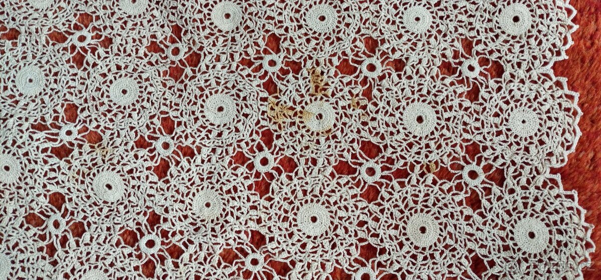 Retro dečky krajkové - háčkované či paličkované - 4