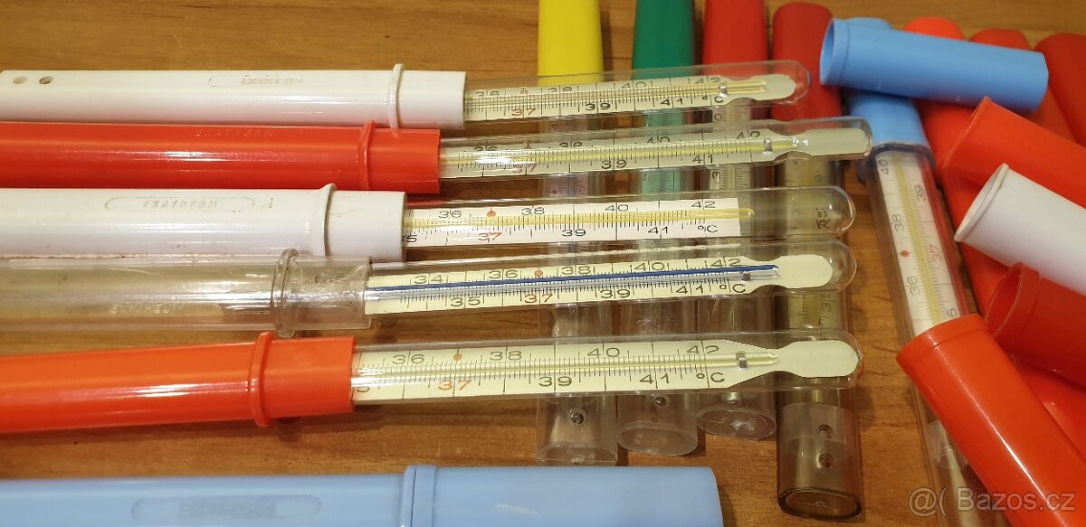 RTUŤOVÉ TEPLOMĚRY LÉKAŘSKÉ EXATHERM RETRO - 4