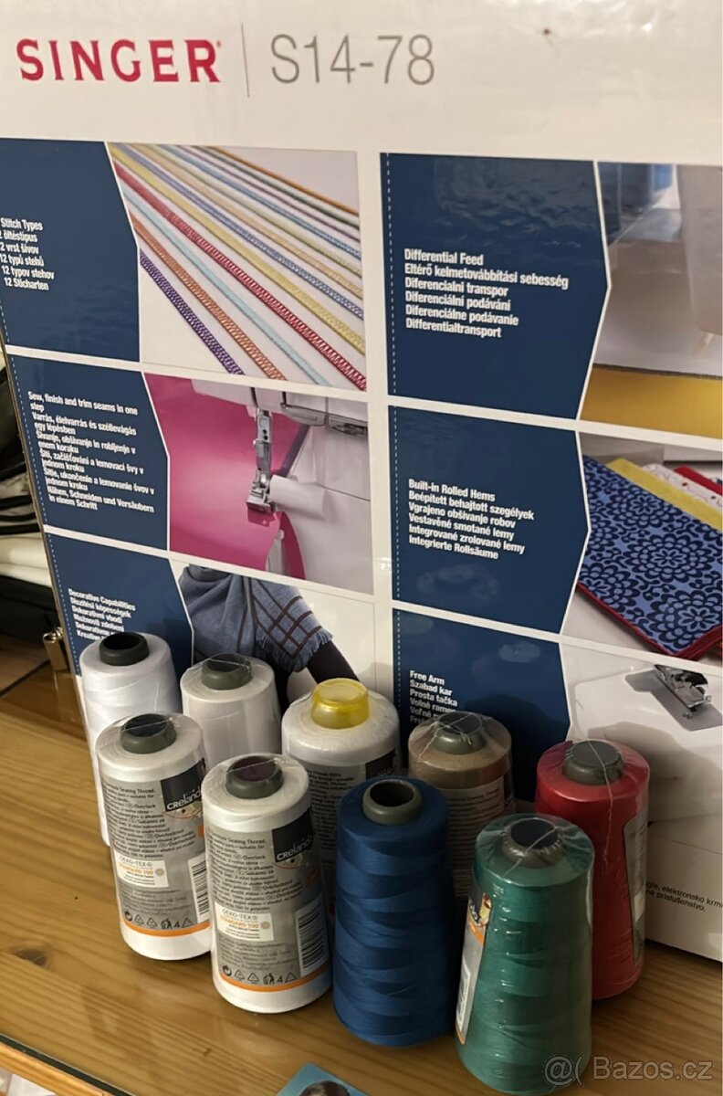 Overlock šicí stroj SINGER S14-78 - 4