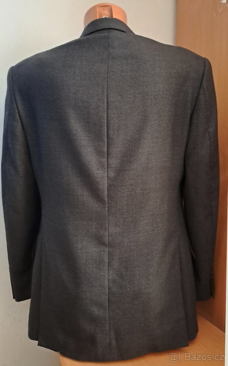 Pánské šedé sako Marks&Spencer/38-M/2x53cm - 4