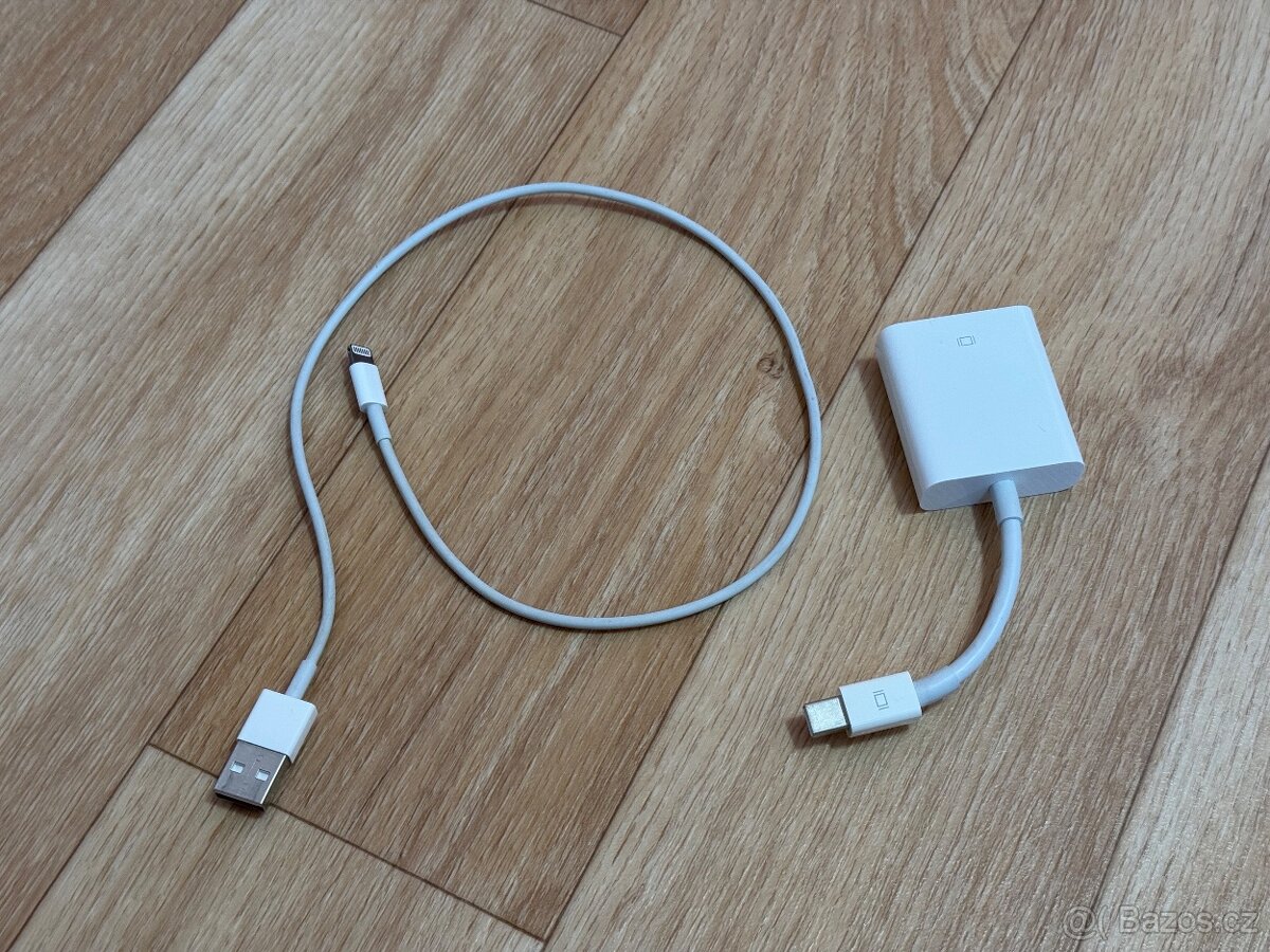 Apple kabely – iPhone + VGA MacBook Air TOP STAV - 4