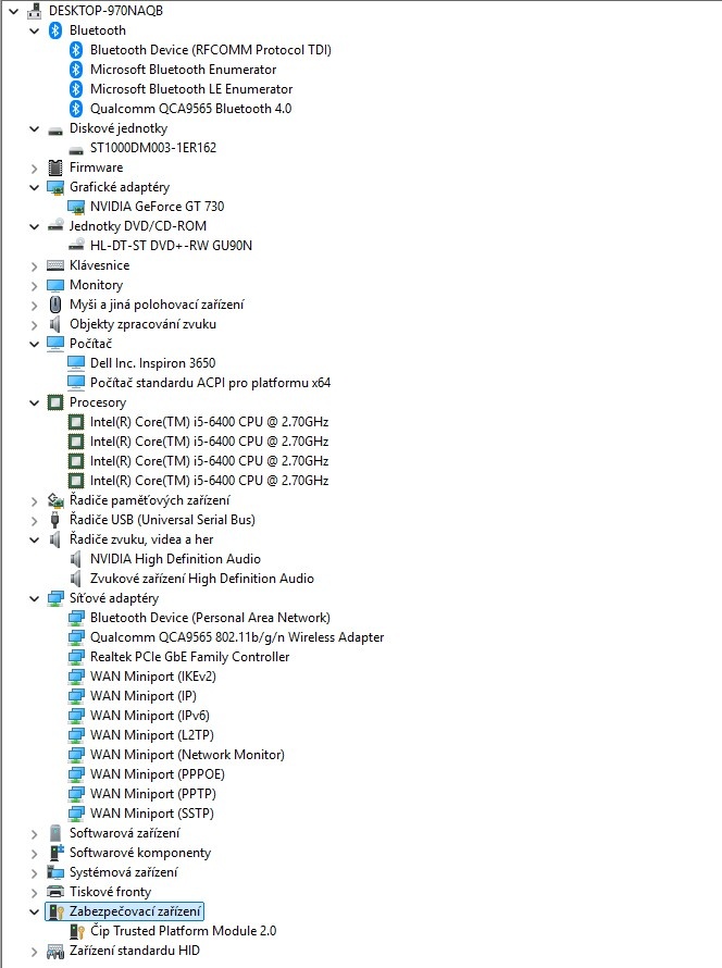 Dell Inspiron 3650,i5-6400,WIN 11,HDD 1TB,RAM 8GB,monitor - 4