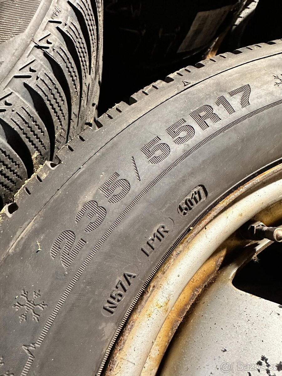 Zimní sada plechových kol VW T5, T6, Multivan R17 - 4