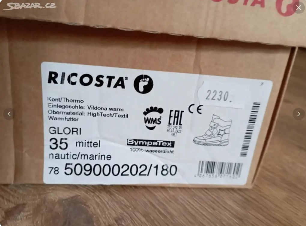 Zimní boty Ricosta vel. 35 - 4