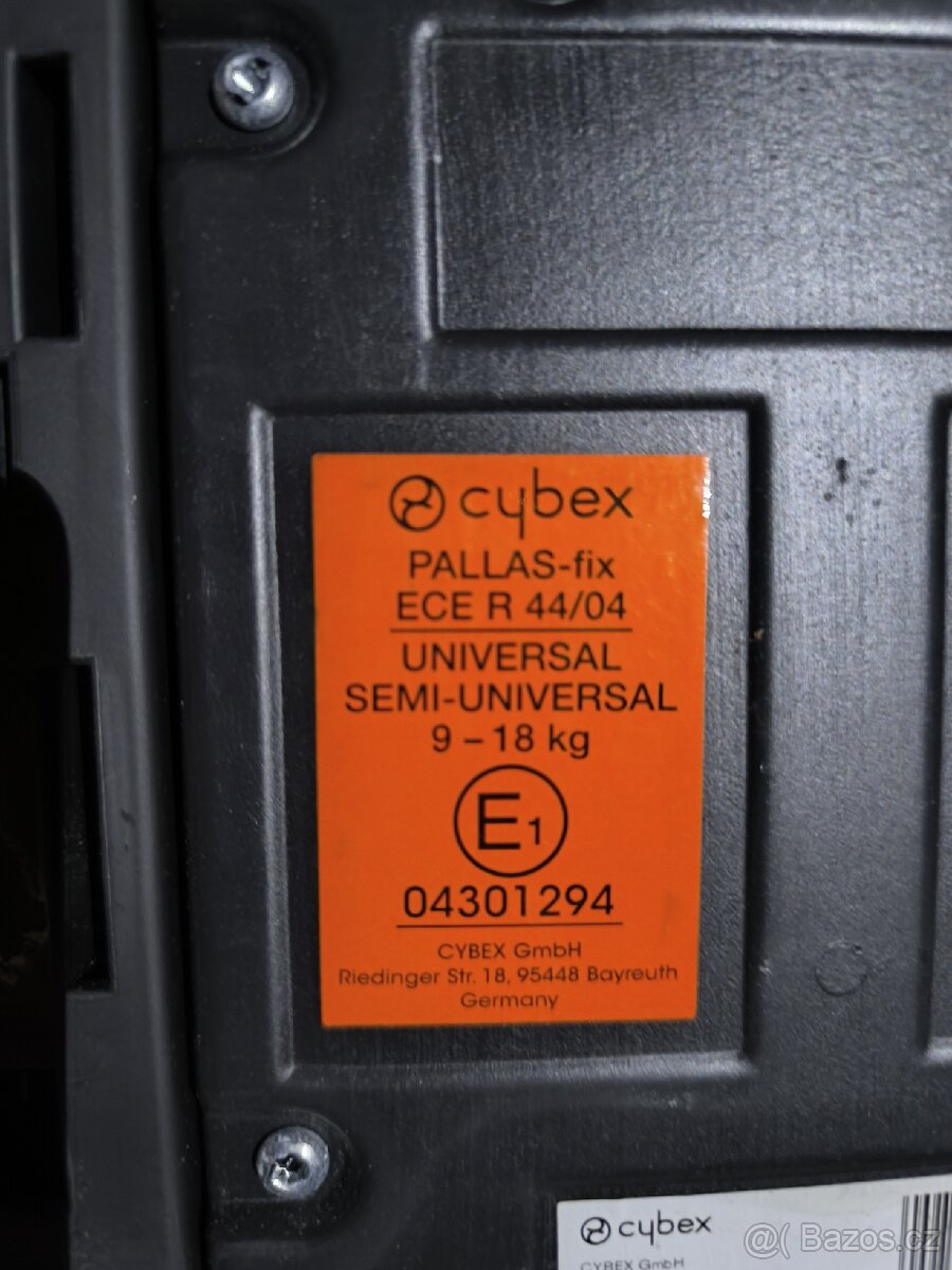 Dětská autosedačka Cybex Pallas Fix 9-18kg - 4