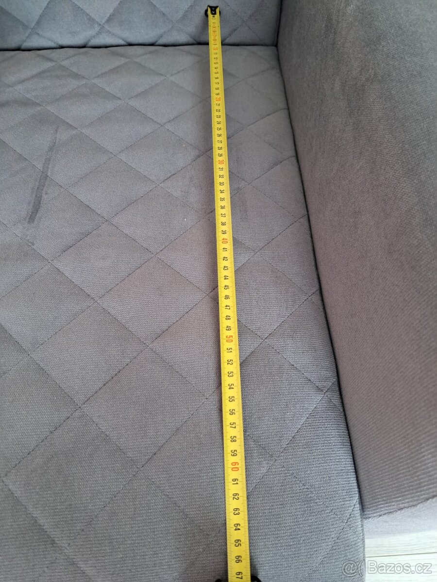 Rozkládací pohovka antracit - 4