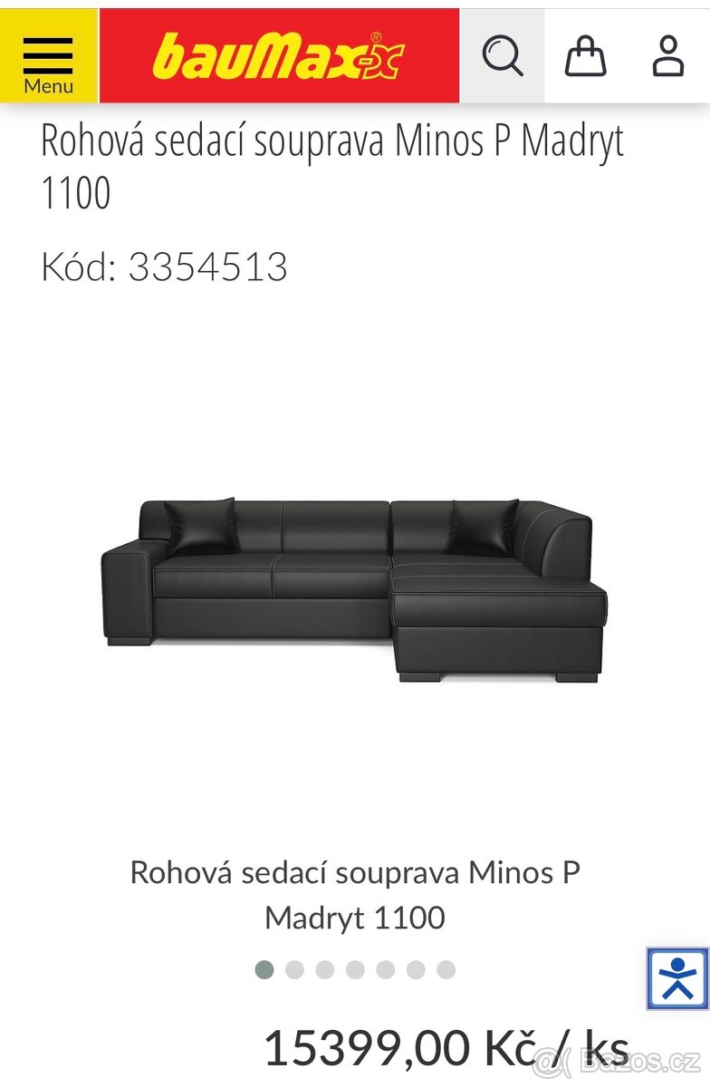 Rohová sedací souprava - 4