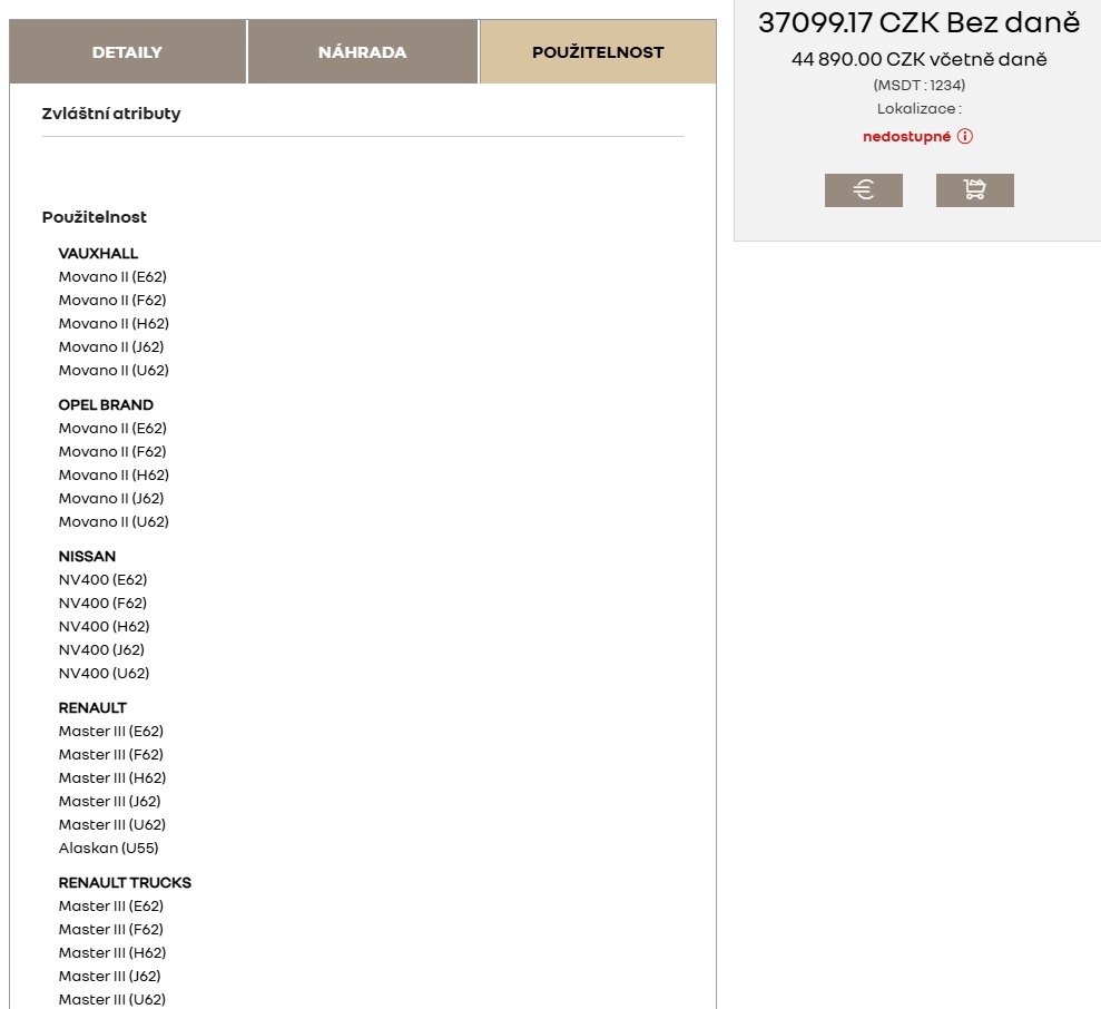 Vysokotlaké čerpadlo Renault Master - 4