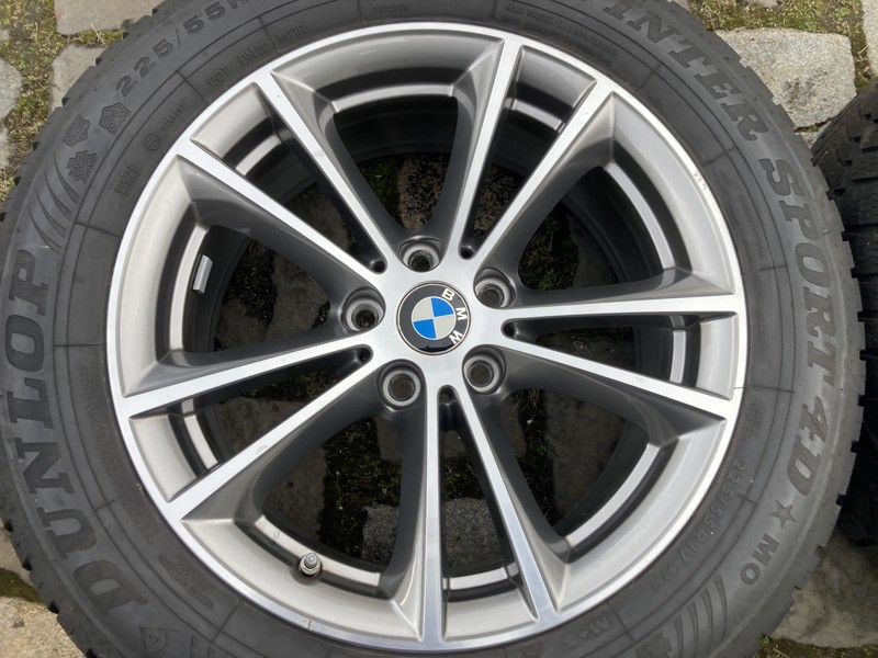 Alu kola BMW 5 G30 G31 17" 5x112 zimní DUNLOP 225/55R17 - 4
