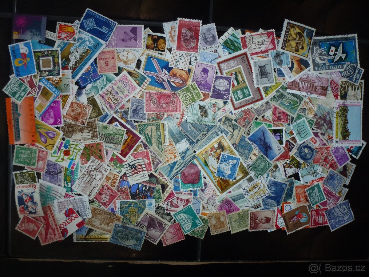 Poštovní známky z celého světa přes 5000 ks - 4