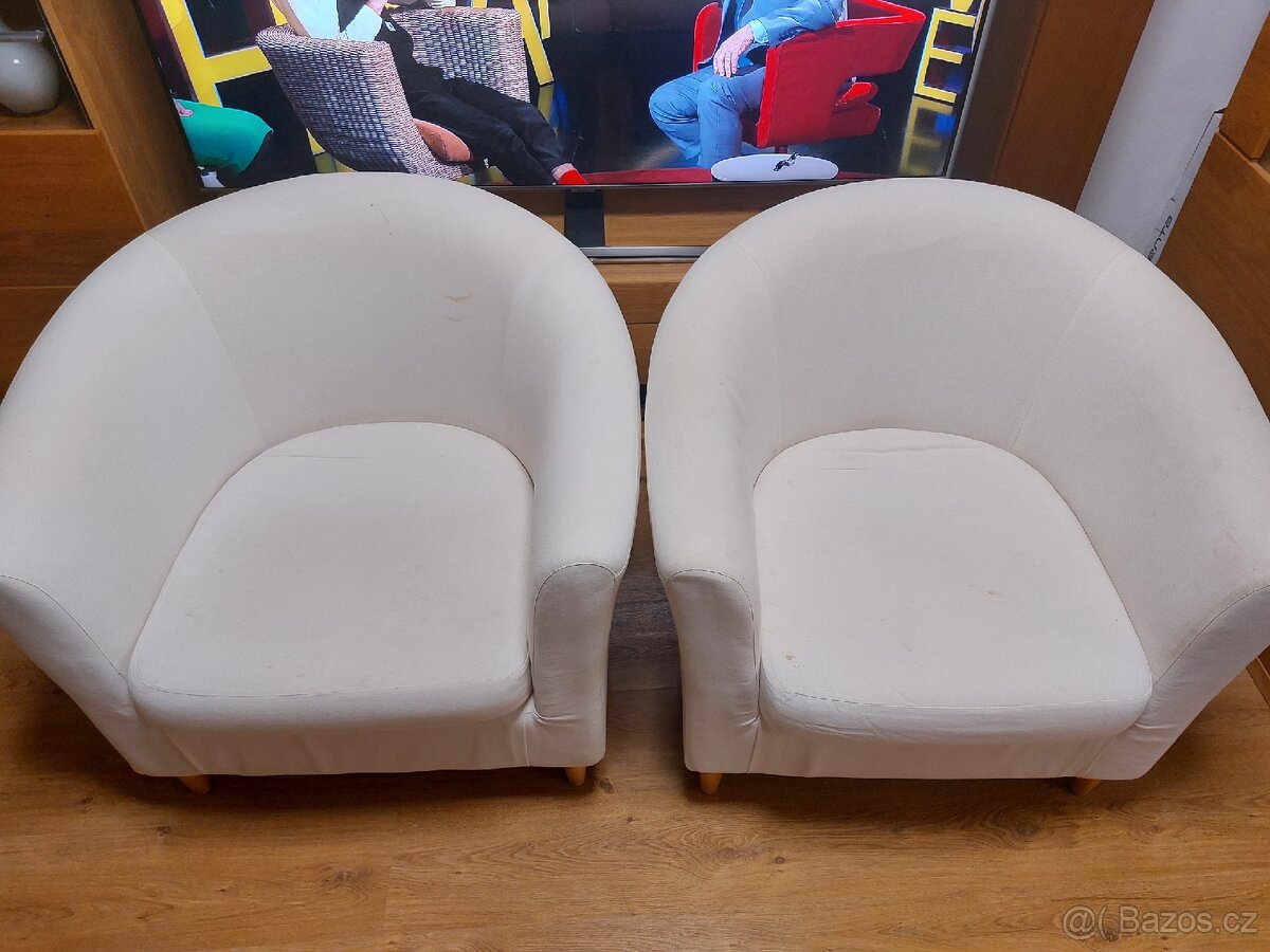Dvě křesílka Ikea - 4