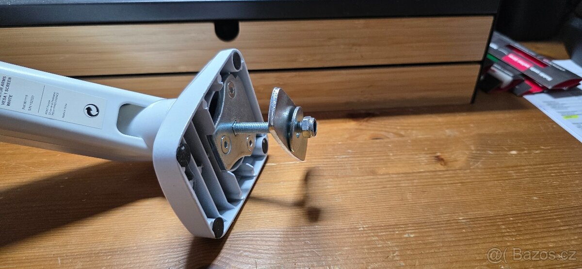 Rameno na stůl na monitor - bíla - 4