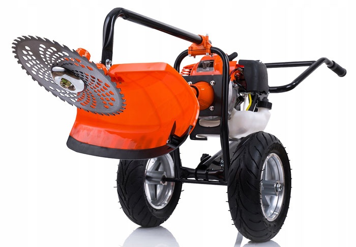 Ruční motorový křovinořez na 2 kolech - 4