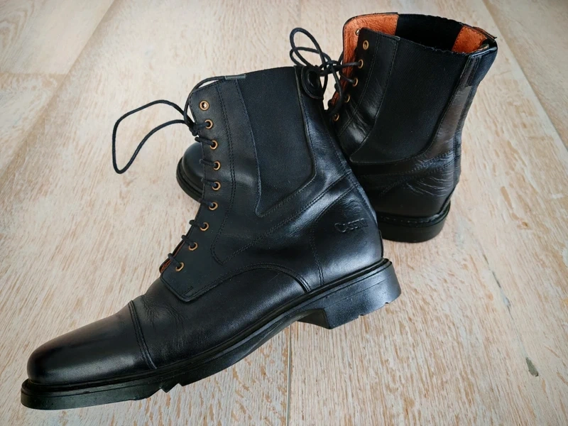 Jezdecká celokožená perka Cassini Sangria - 4