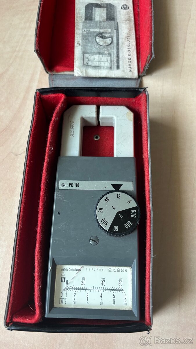 Kleštový ampérmetr PK110 - 4