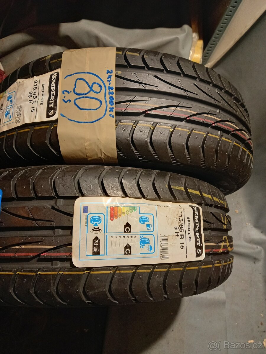 215/65R15" Semperit. Letní. 2ks. - 4