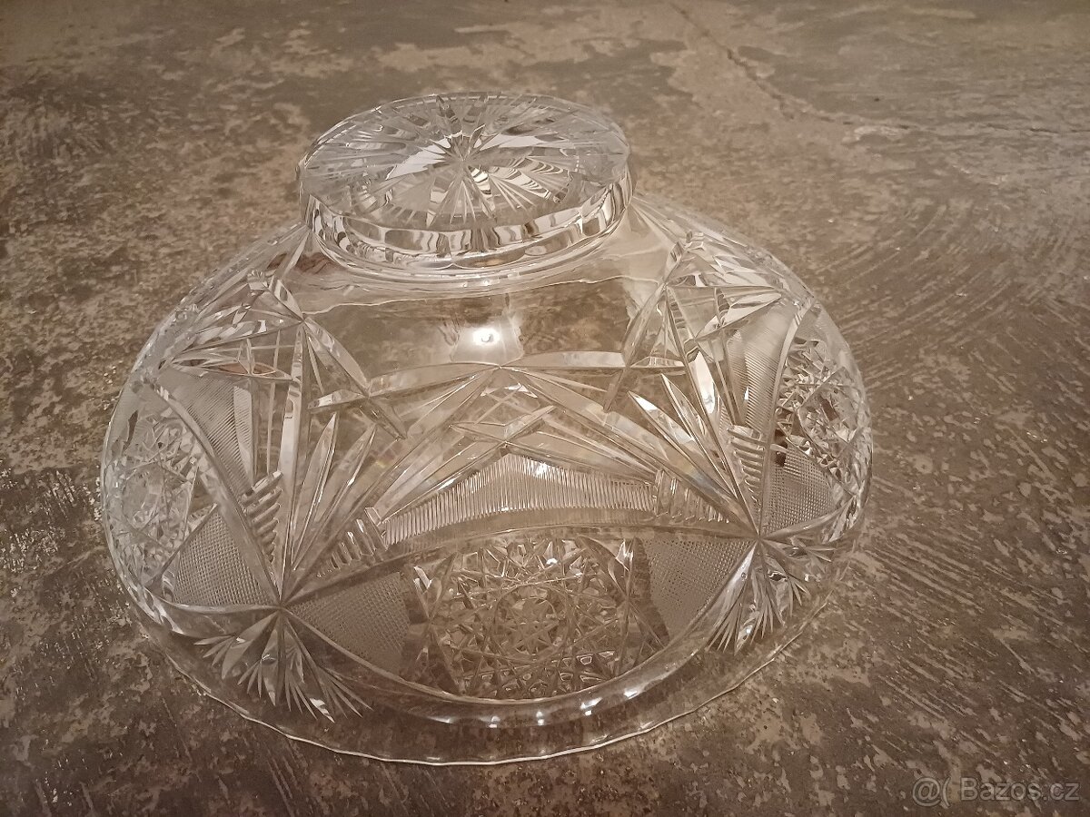 Mísa z broušeného skla - 4