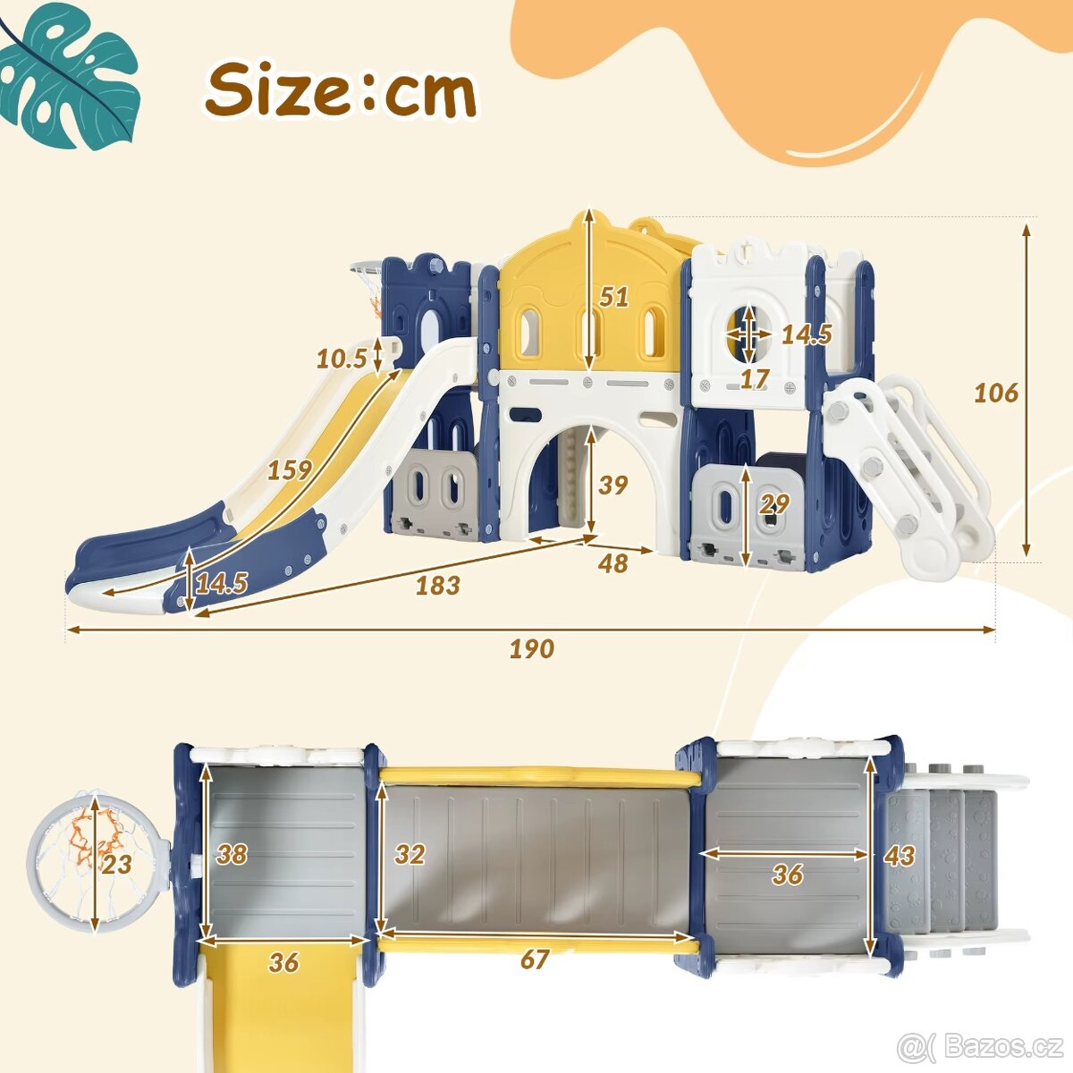 Dětský hrad / prolézačka se skluzavkou - 4