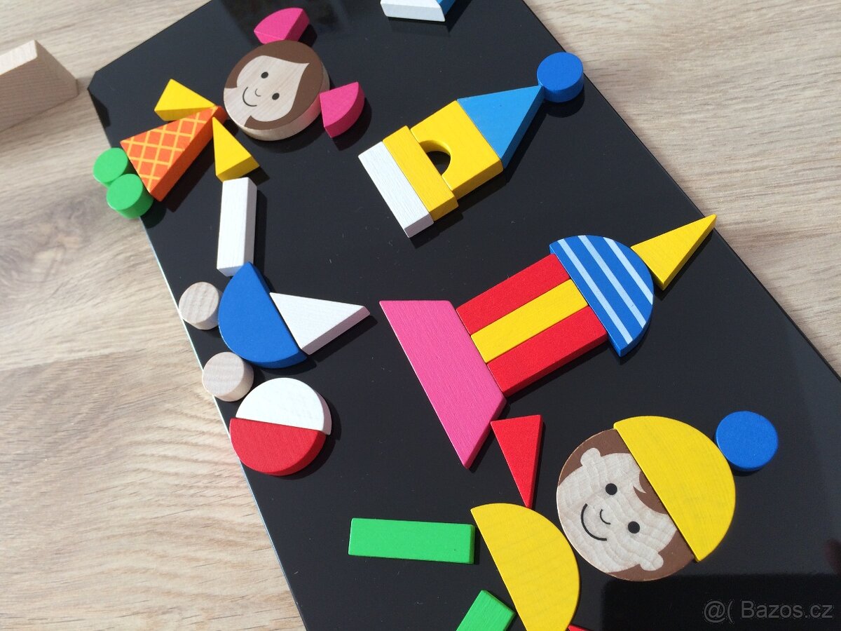 Detoa - drevené magnetické puzzle - 4