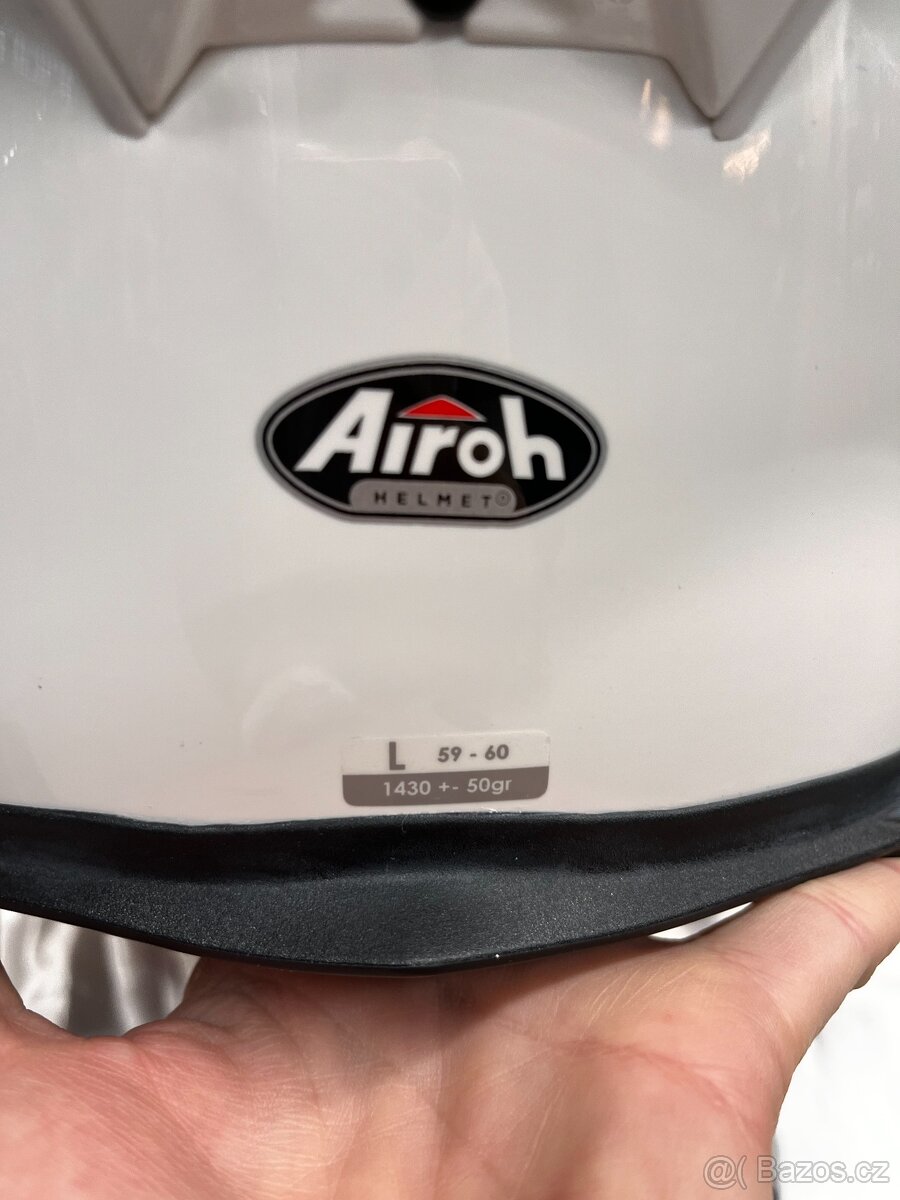 Nová helma airoh GP 550 S bílá lesklá 2021, vel. L (59 - 60) - 4