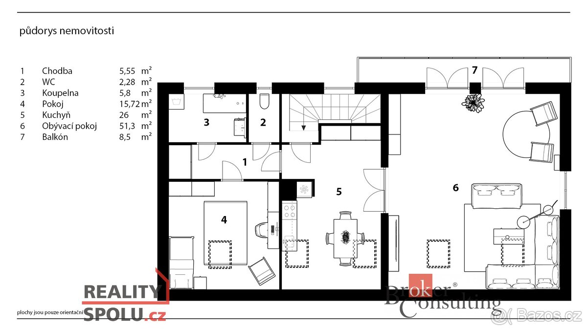 Prodej, domy/rodinný, 250 m2, Na Okrouhlíku 1556/29, Pražské - 4