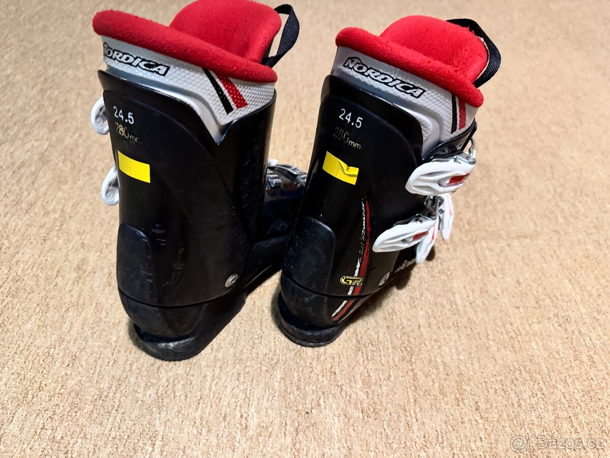 Prodám dětské lyžáky vel 38 (24,5 cm) - 4