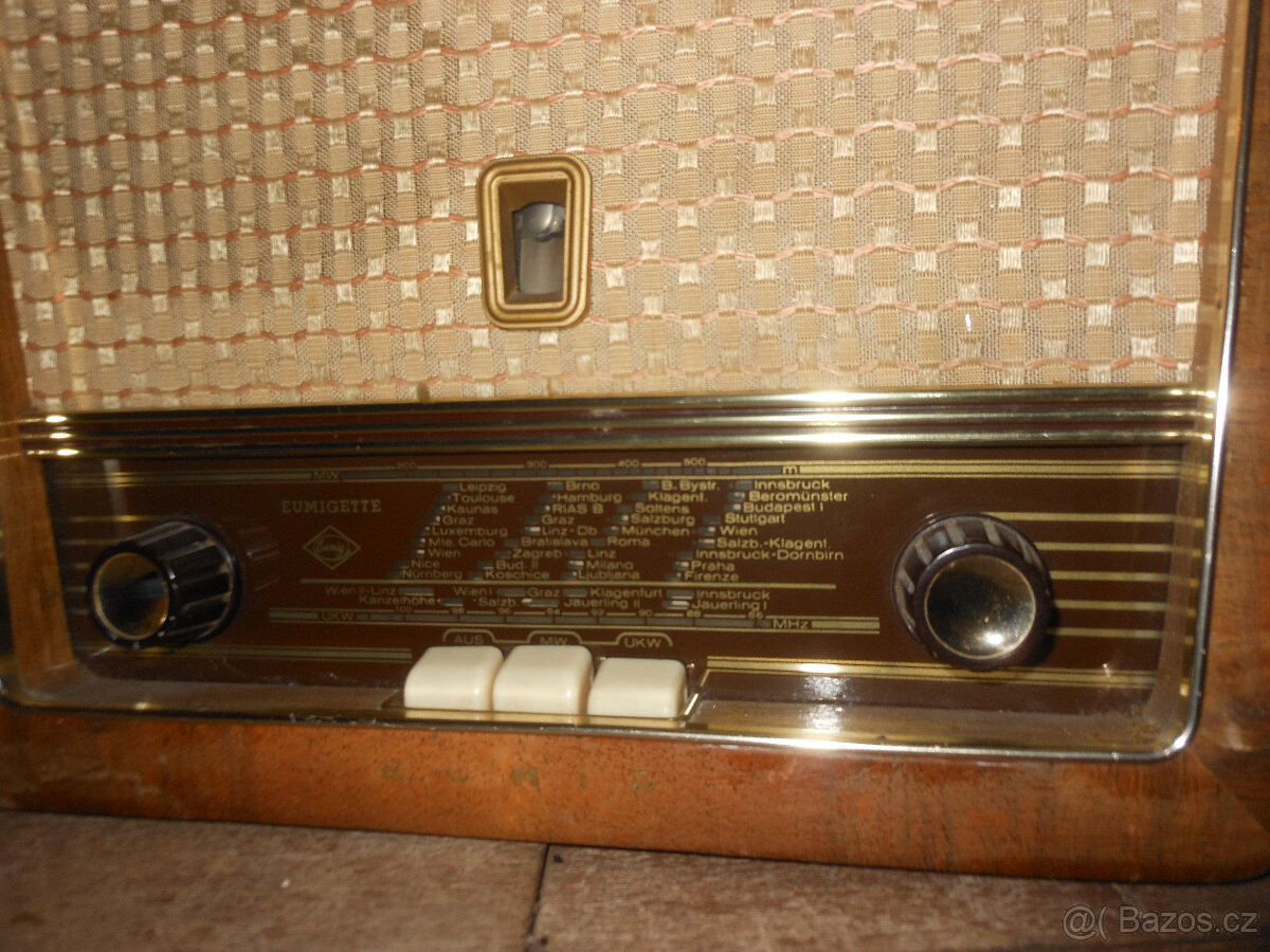 Staré rádio Eumig - Eumigette U - 4
