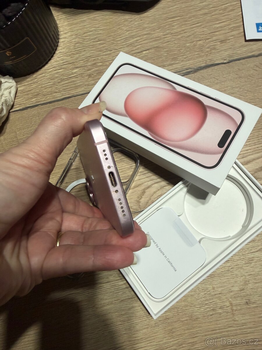 Apple Iphone15 128gb růžový - 4