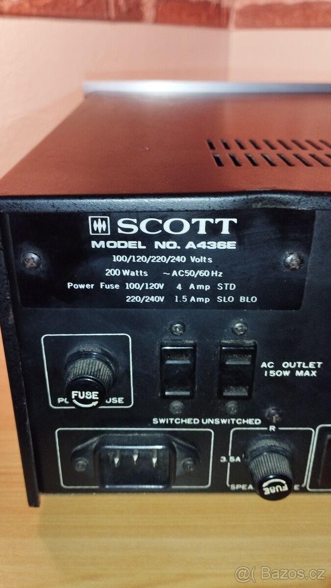 SCOTT U.S.A. zesilovač A 436 - 4