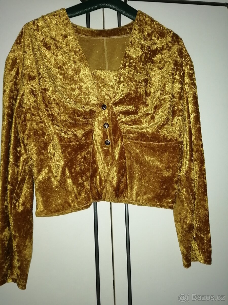 Dámská Halenka samet - 4