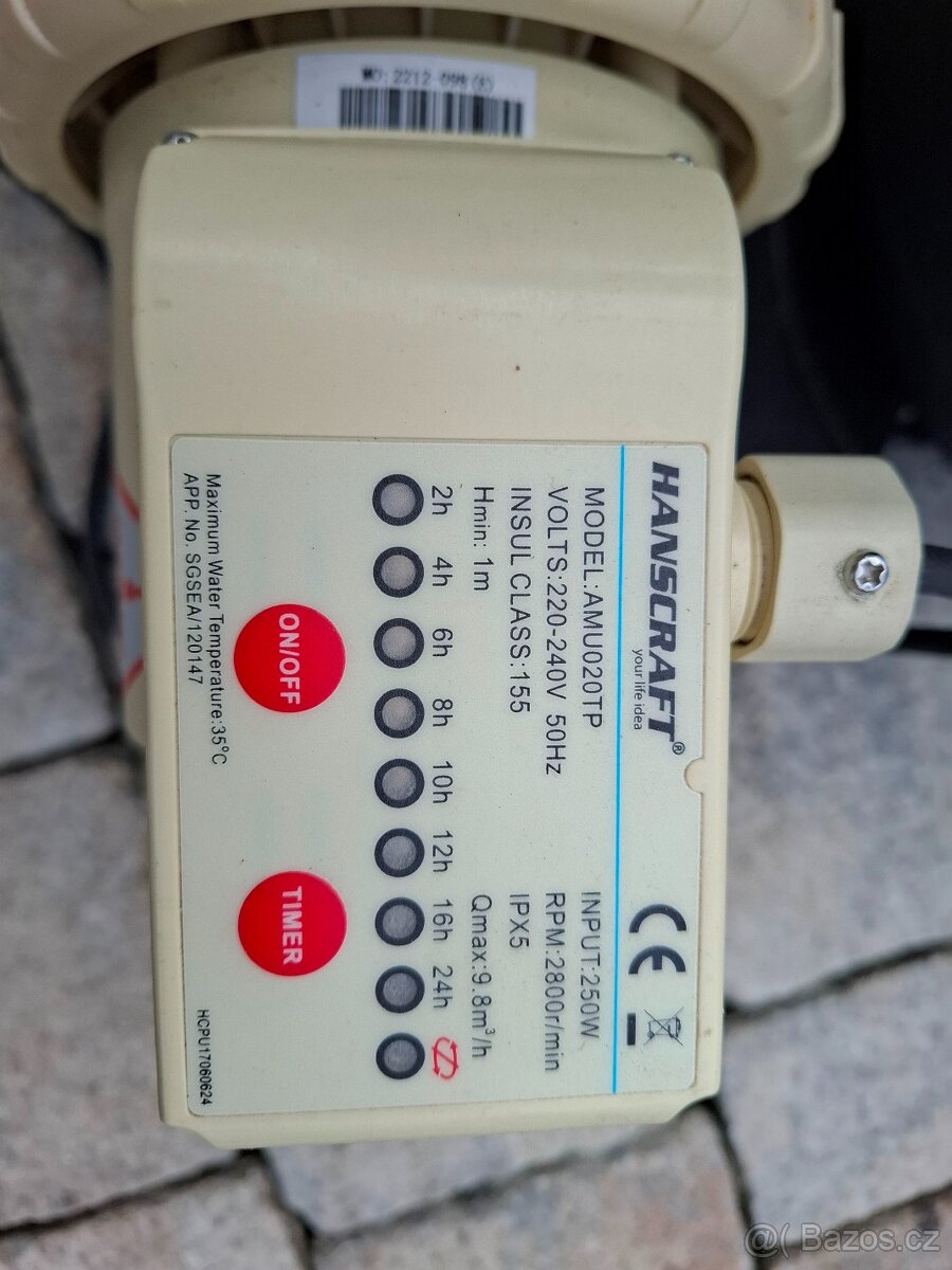 Písková filtrace Hanscraft Easy Master 330 - 4